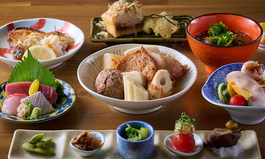 あご出汁おでんコース